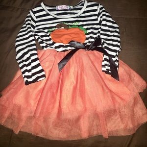 🎃Cute Pumpkin Tutu Toddler Dress - 2T - GUC🎃